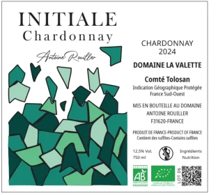 Blanc-Initiale-Chardonnay-2024-etiquette